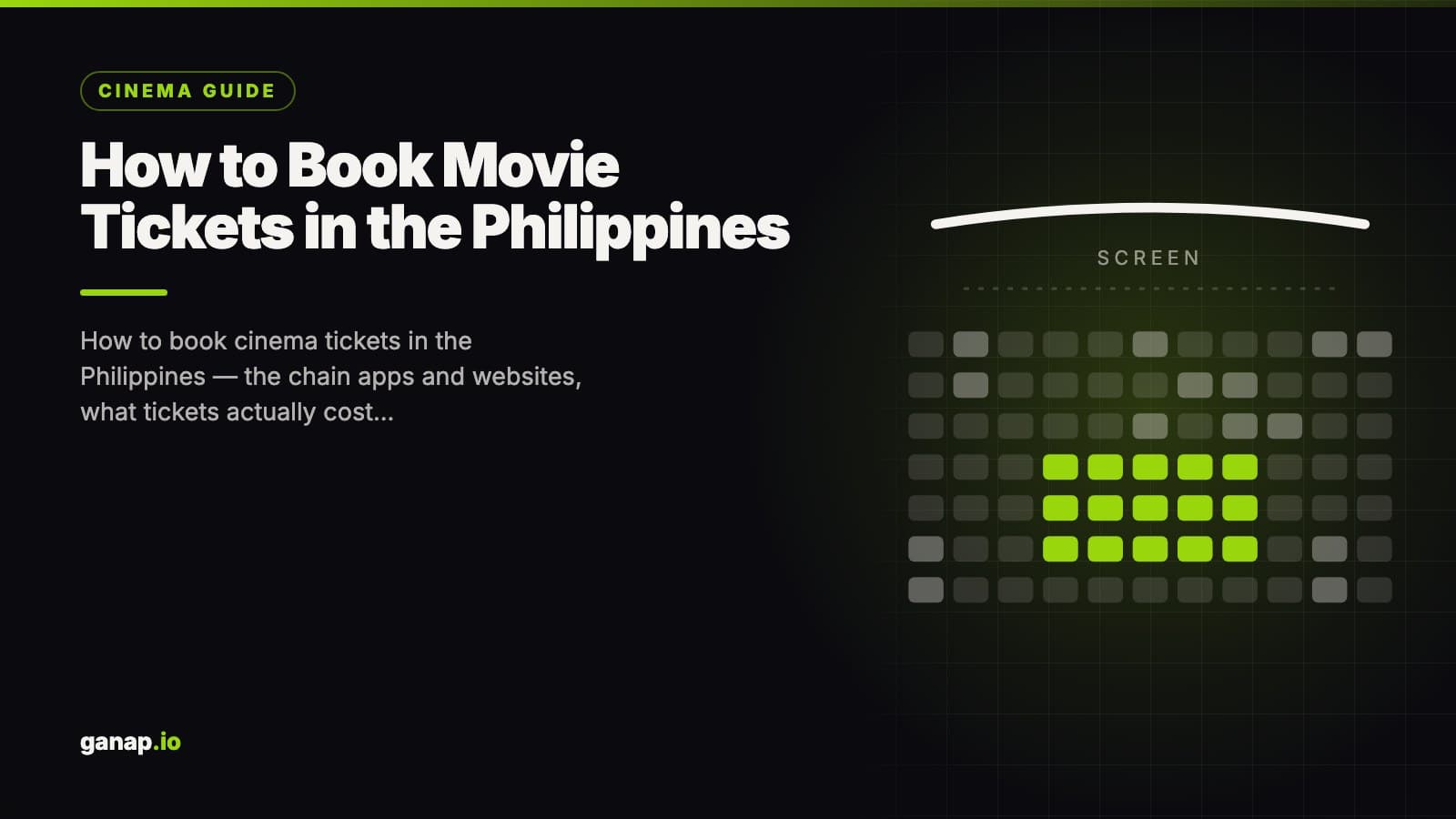 How to Book Movie Tickets in the Philippines: Apps, Prices & Seat Picking