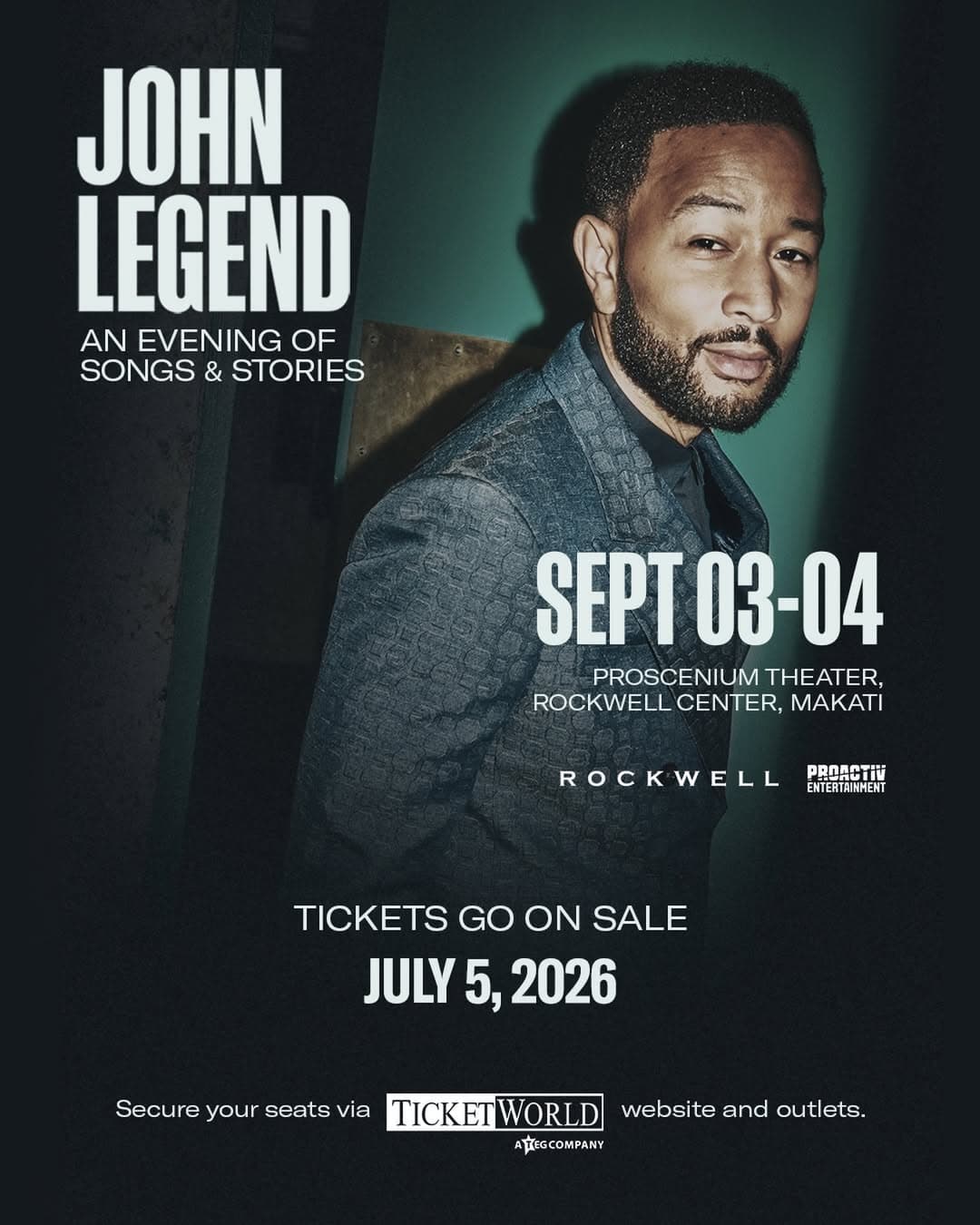 John Legend: An Evening of Songs & Stories